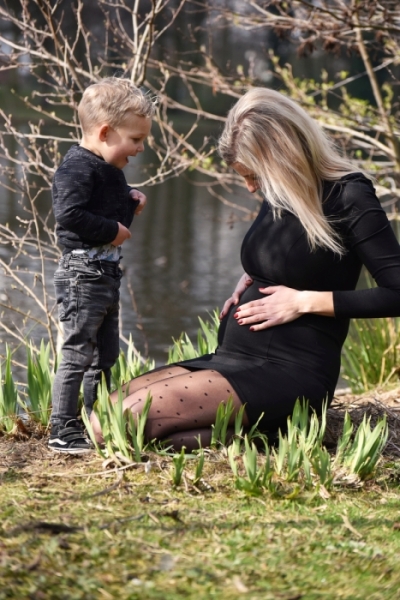 Zwangerschapsshoot met eerder kindje