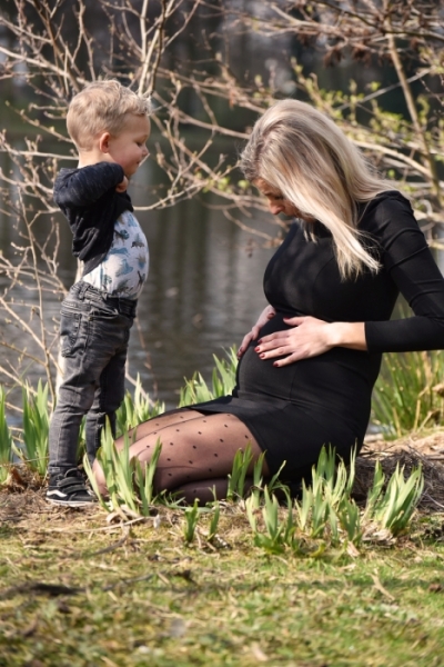 Zwangerschapsshoot met eerder kindje