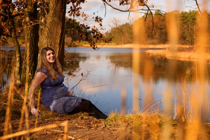 Winter zwangerschapsshoot